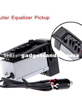 4-Band EQ Equalizer Acoustic guitar Preamp Piezo Pickup uit