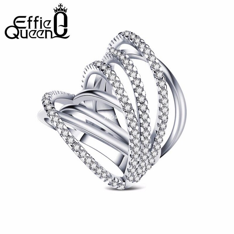 好货Newest Design Fashion Jewelry Shiny CZ Vintage L - 实物图