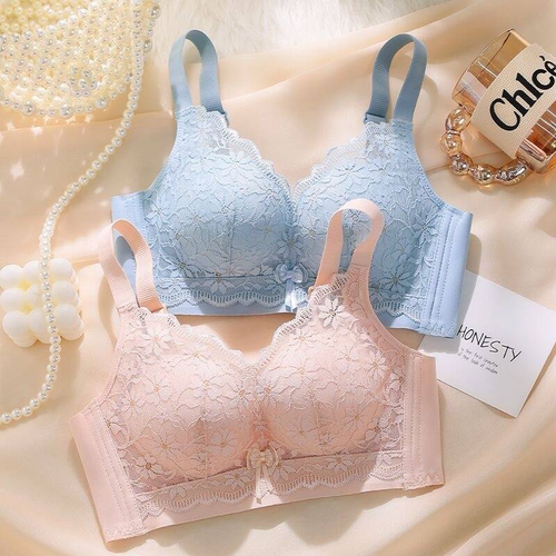 厚款薄款内衣女士小胸聚拢上托防下垂性感蕾丝调整型无钢圈文胸罩