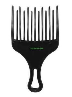 1pc insert afro hair pick comb wide comb teeth hair fork b