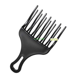 1pc insert afro hair pick comb wide comb teeth hair fork b