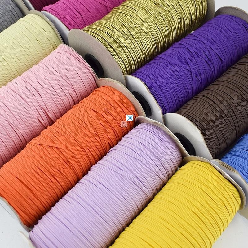 10Meters 3/6mm Elastic Bands Rope Rubber Hair Band