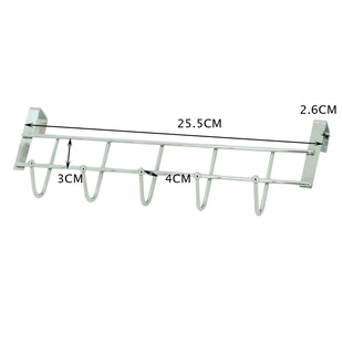 新品Over the Djoor Hook Rack Cabinet Hanger Steel 5 hooks