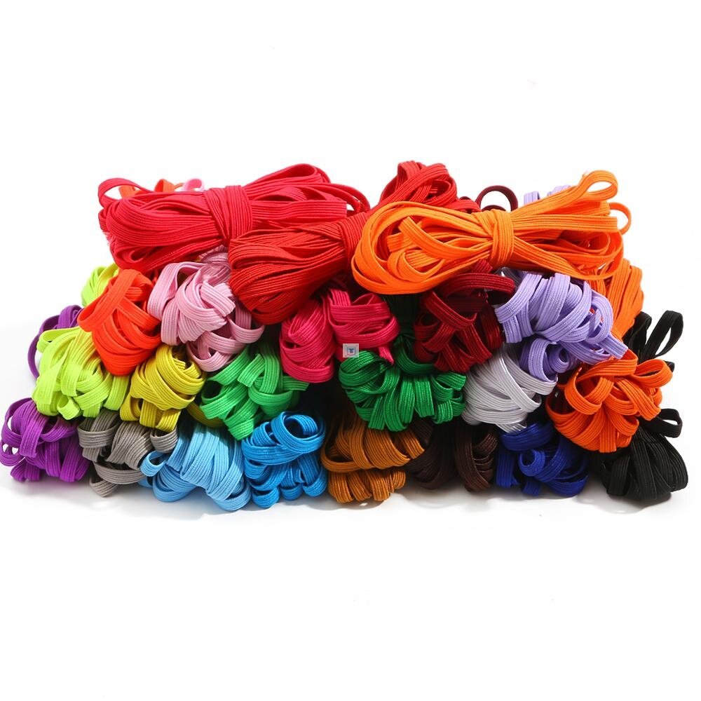 新品5 Meter/lot 6mm Colorful Elastic Bands Rope Rubber Band