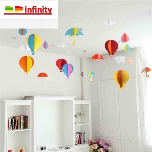 好货kindergarten decoration classroom ceiling indoor hanging