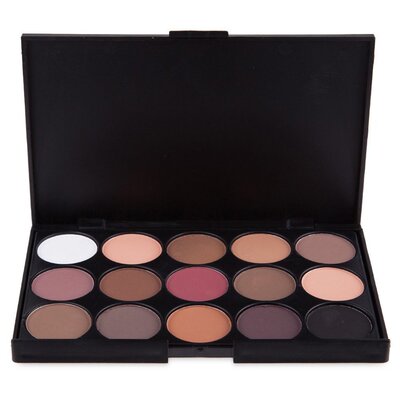 极速Newest Natukral 15 Colors Eyeshadow Palette Long Lasting