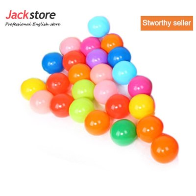 速发100 Baby Kids Swim Pit Balls Toy Colorful ball Soft Plas
