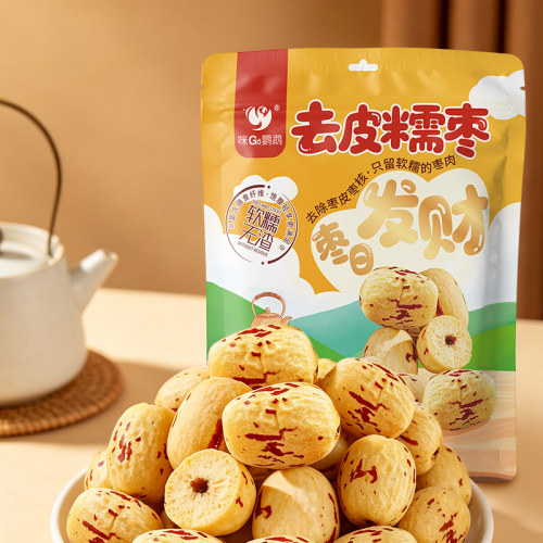 咪GO鹦鹉 去皮糯枣380g 休闲食品