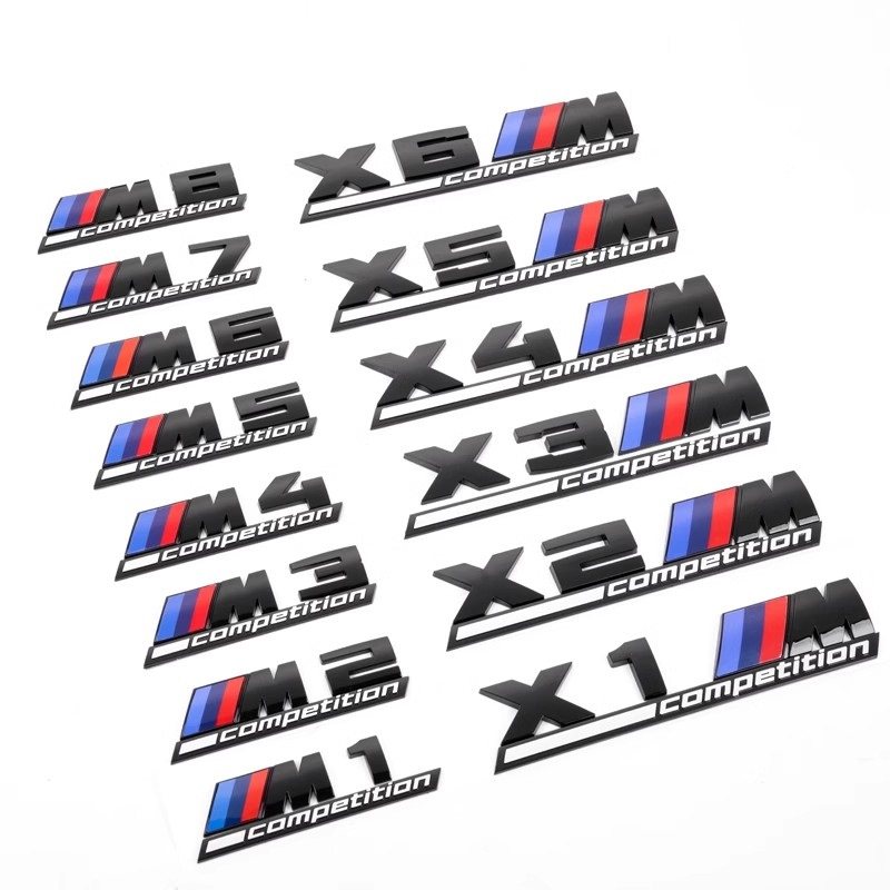 宝马M标改装标雷霆版尾标侧标