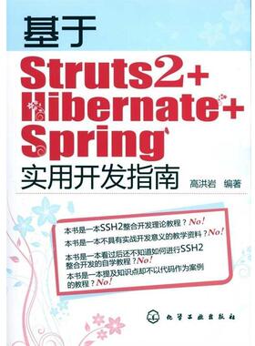【正版】基于Struts2HibernateSpring实用开发指南 高洪岩