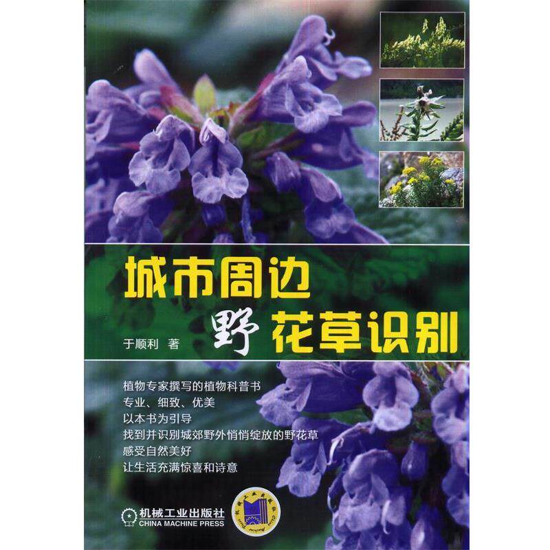 【正版书】 城市周边野花草识别 于顺利 著 机械工业出版社