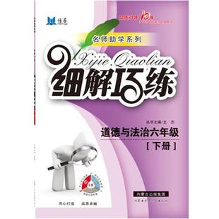 【正版】细解巧练 思想品德 六年级 下册 文杰