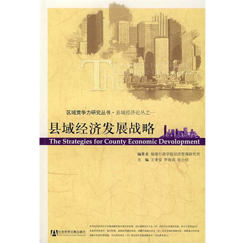 【正版书】 县域经济发展战略 王秉安,罗海成,徐小佶　主编 社会科学文献出版社