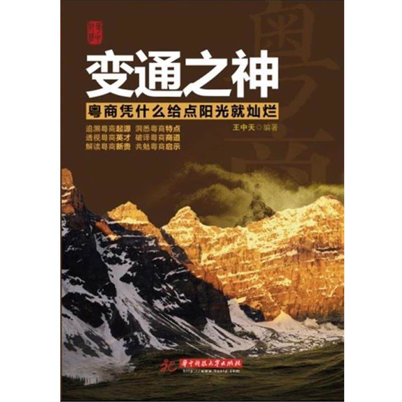 【正版书】 变通之神:粤商凭什么给点阳光就灿烂 王中天 编著 华中科技大学出版社