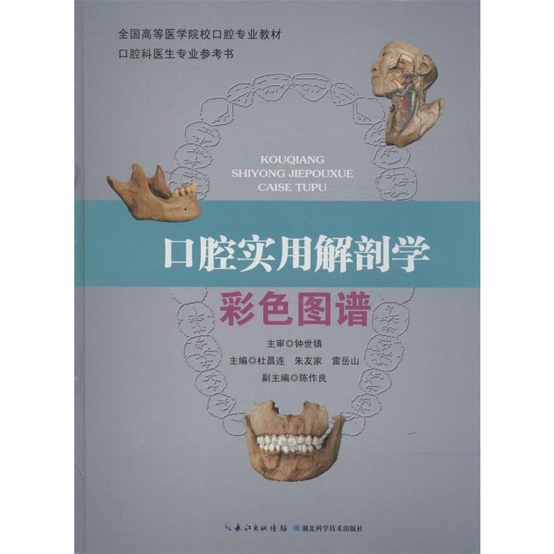 【正版书】 口腔实用解剖学彩色图谱 杜昌连等,作 著 湖北科学技术出版社