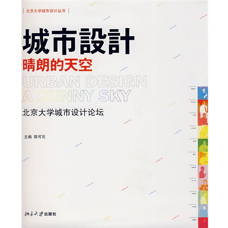 【正版书】 北京大学城市设计丛书—城市设计晴朗的天空 陈可石 主编 北京大学出版社