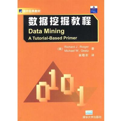 【正版书】 数据挖掘教程 [美]罗杰（Richard,R.J.）,（美）吉茨（Geatz,M.W.） 著,翁敬农 译 清华大学出版社