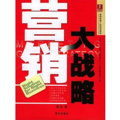 【正版书】 营销大战略 张良 著 海天出版社