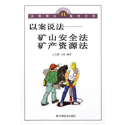 【正版】以案说法 矿山安全法矿产资源法 王大鹏、王硕
