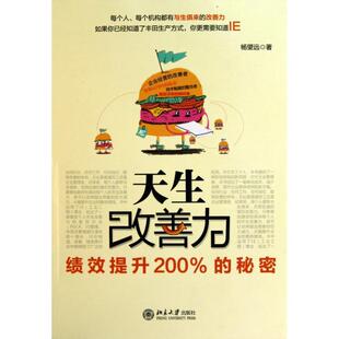 秘密 绩效提升200% 天生改善力 杨望远 正版