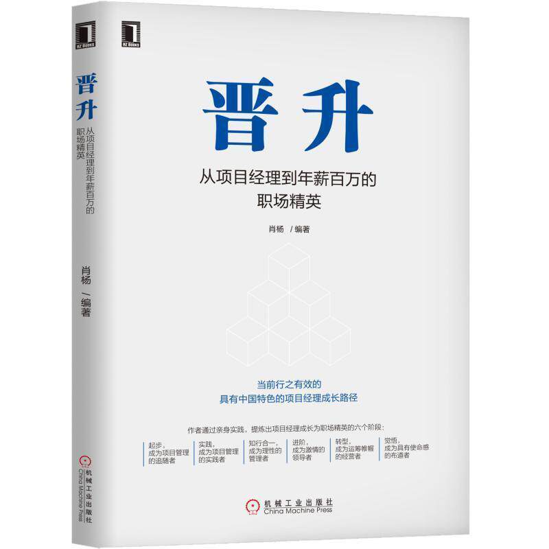 【正版书】 晋升:从项目经理到年薪百万的职场精英 肖杨 机械工业出版社