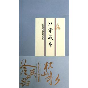【正版】刀背藏身 徐皓峰武侠短篇集 徐皓峰