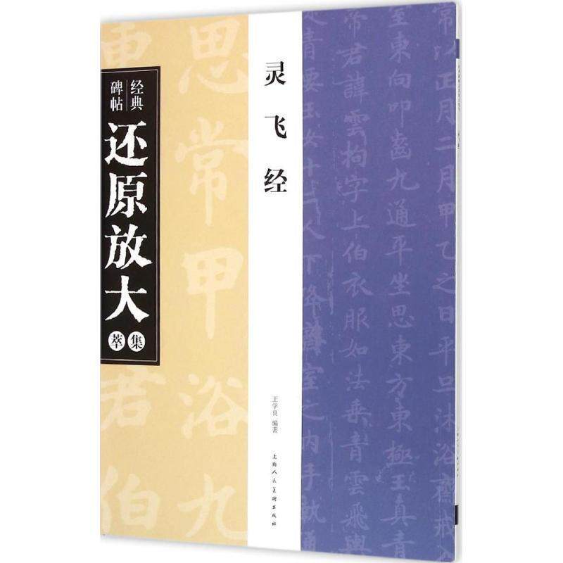 【正版书】 灵飞经---经典碑帖还原放大集萃 王学良 著 上海人民美术出版社