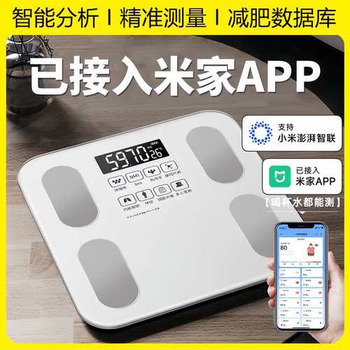 体重秤家用智能脂充电小型