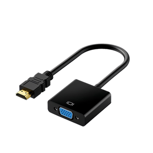 vga转hdmi/vga转换器带音频和供电线接口高清视频转接头vja笔记本电脑连接电视机顶盒hami投影仪VGA显示器