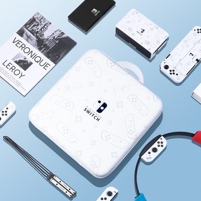 必极必特任天堂switch健身环收纳包switcholed保护套oled大冒险游戏机全套配件ns手柄主机箱大容量卡带盒硬壳