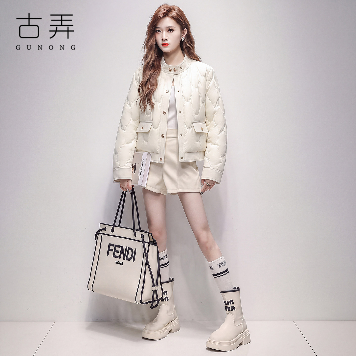 立领轻薄鹅绒服女短款小个子2026新款秋冬今年流行爆款羽绒服外套