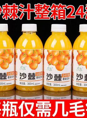 沙棘汁VC果味饮料整箱厂家大促24瓶清爽解渴家庭聚会自助餐实惠装