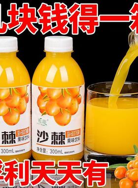 【活动大促】正宗沙棘汁批整箱24小瓶VC果汁饮料清爽解渴冬季特卖