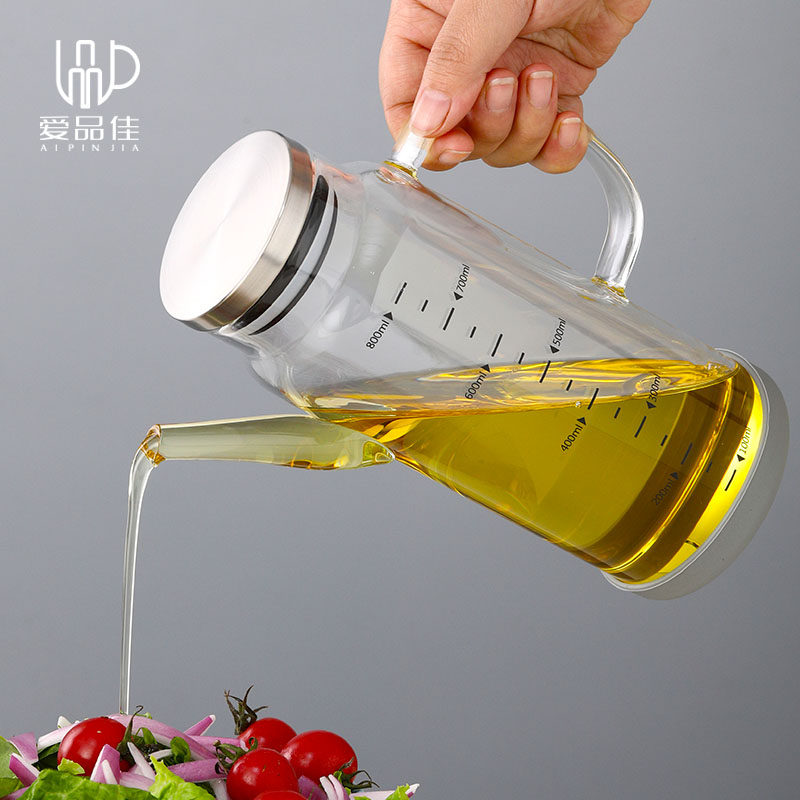 玻璃油壶厨房家用大容量油瓶酱油醋调料瓶高硼硅耐高温食品级油罐,厨房/烹饪用具,油壶,淘宝优惠券,粉丝福利购,淘宝优惠卷