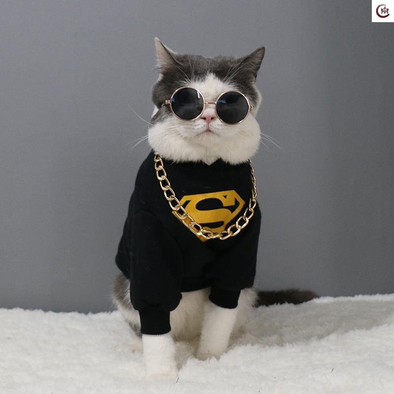 泰迪法斗宠物狗狗猫咪墨镜小眼镜宠物太阳镜狗狗耍酷装饰拍照道具