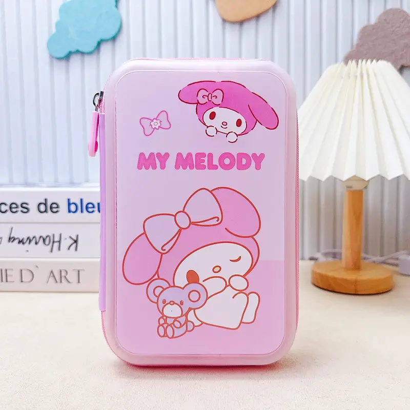 Melody笔袋儿童多功能高颜值小学生铅笔收纳可爱多层美乐蒂文具盒
