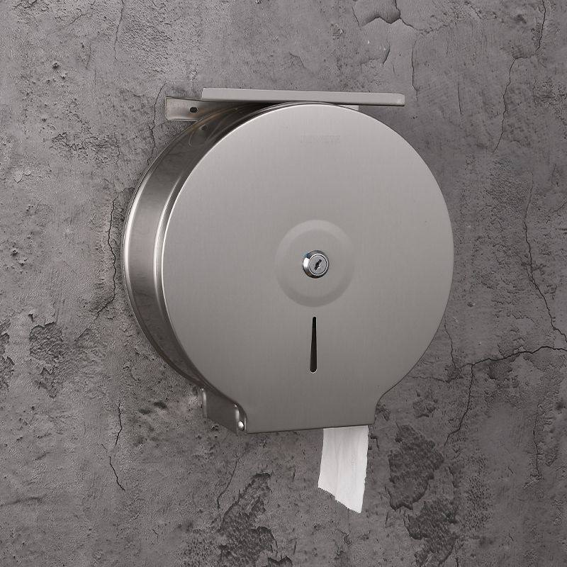 免打孔304不锈钢大卷纸盒厕所酒店卫生间大盘手纸巾厕纸架壁挂式,家装主材,卫浴五金套件,淘宝优惠券,粉丝福利购,淘宝优惠卷