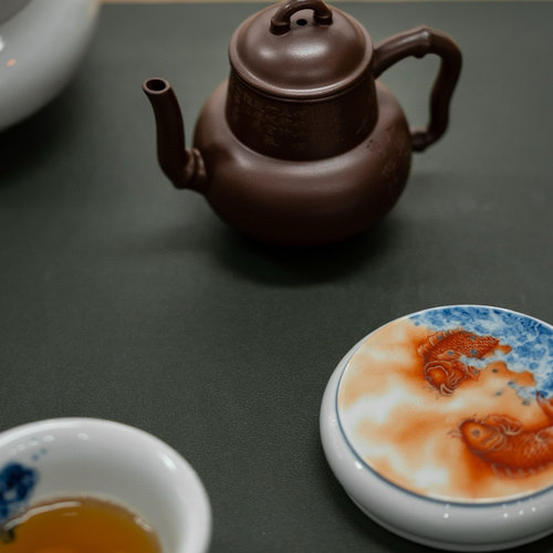 青幽执壶老紫泥8孔内推茶壶