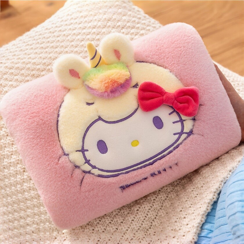 kitty猫充电防爆热水袋暖宝宝注水式凯蒂猫冬季礼物暖水袋暖手宝