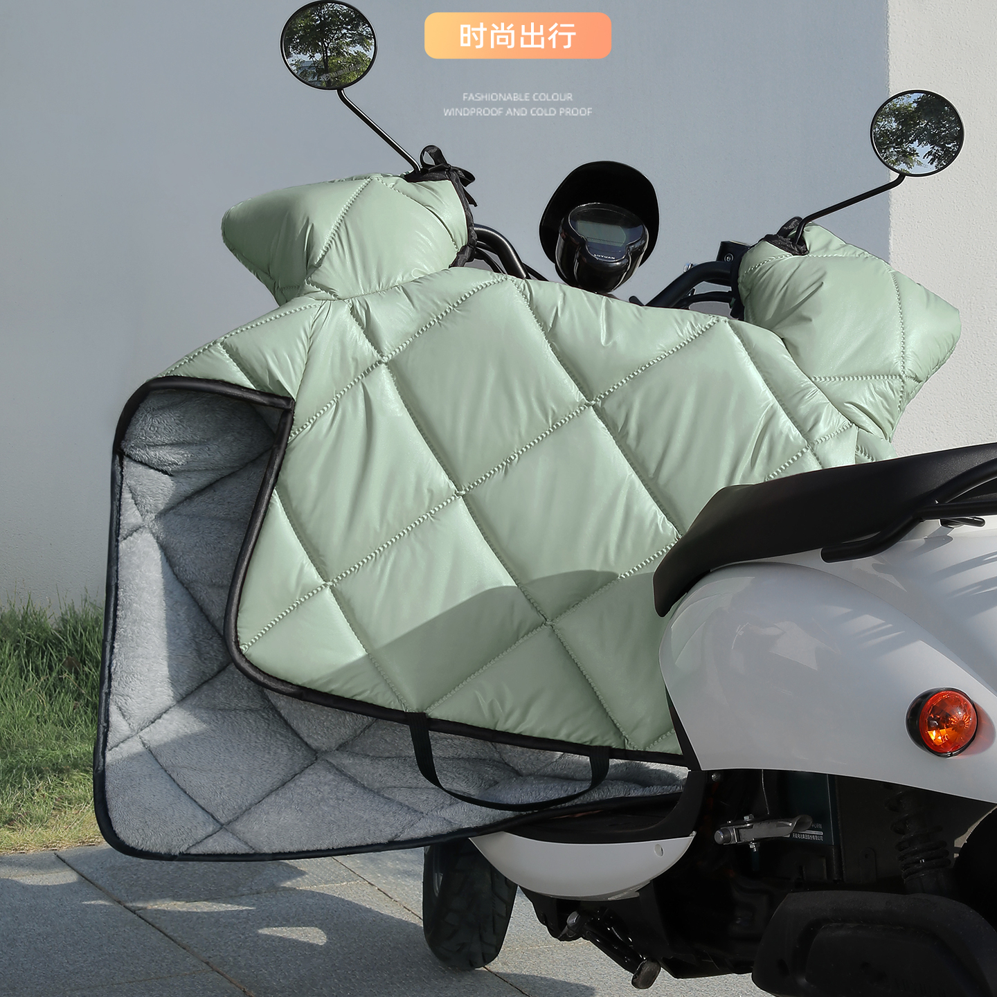 电动自行车挡风被2025年电动车挡风被新型冬用冬天新款防风罩御寒