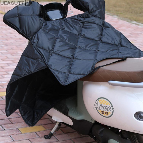 适用爱玛电动车挡风被冬双面防水一体通用防风防雨四季通用新型