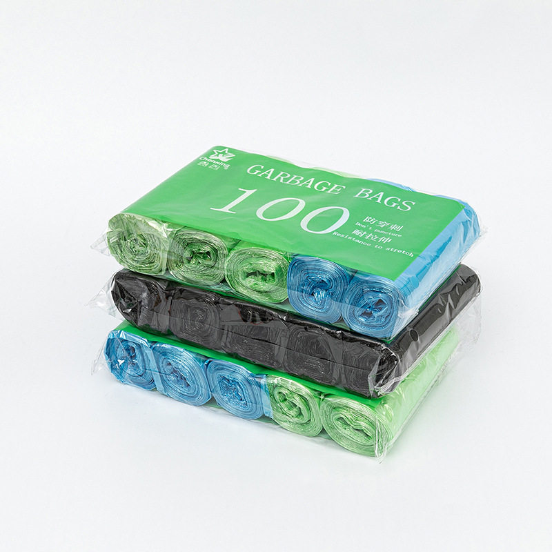 100只点断式平口垃圾袋实惠装