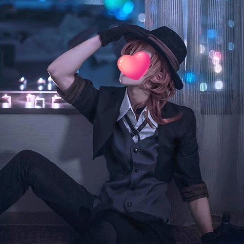 文豪野犬风衣漫展套装中原中也