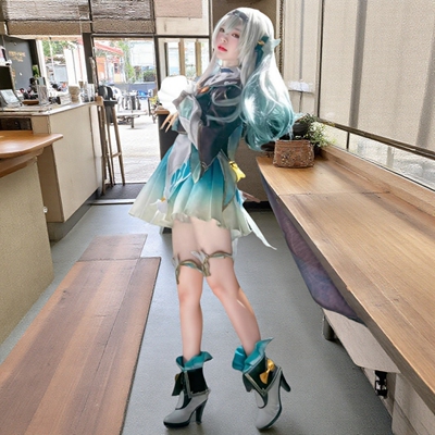 鸢尾花家流萤二次元游戏漫服套装