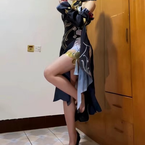 冷花幽露申鹤原神玄玉甘雨COS服