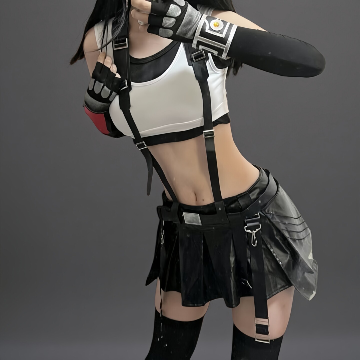 最终幻想游戏蒂法cosplay服二次元角色扮演漫展Tifa服饰cos女套装