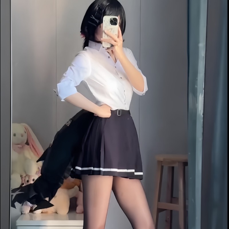 绝区零鲨鱼妹JK制服校服日常可穿