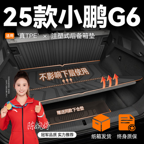 【车友群专供】小鹏G6后备箱垫