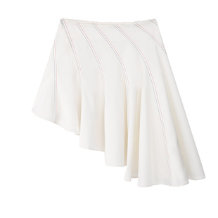 ANGEL 陈安琪原创设计F20斜裁拼接迷你半裙 CHEN