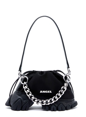 ANGEL CHEN 陈安琪 SS21黑色龙齿大底单肩手提包